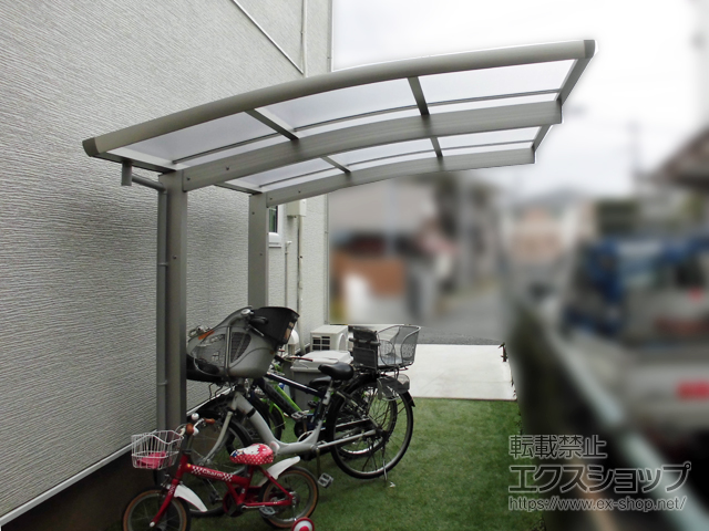 東京都稲城市ののサイクルポート・駐輪場 レイナポートグランミニ 積雪〜20cm対応 施工例