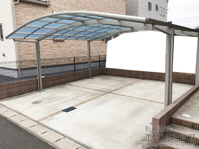 千葉県市原市ののカーポート レイナツインポートグラン　積雪〜20cm対応 施工例