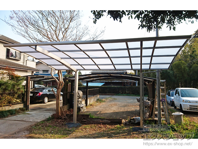 埼玉県入間郡三芳町ののカーポート プレシオスポート 積雪〜20cm対応 施工例