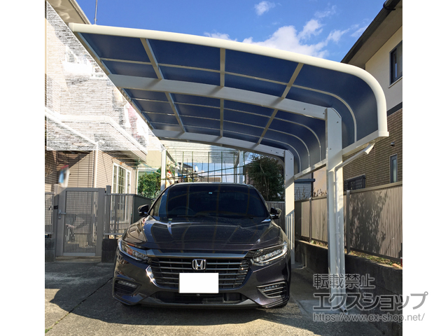 茨城県日立市ののカーポート レイナキャップポートグラン　積雪〜20cm対応 施工例