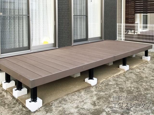 兵庫県神戸市ののウッドデッキ リウッドデッキ 200 施工例