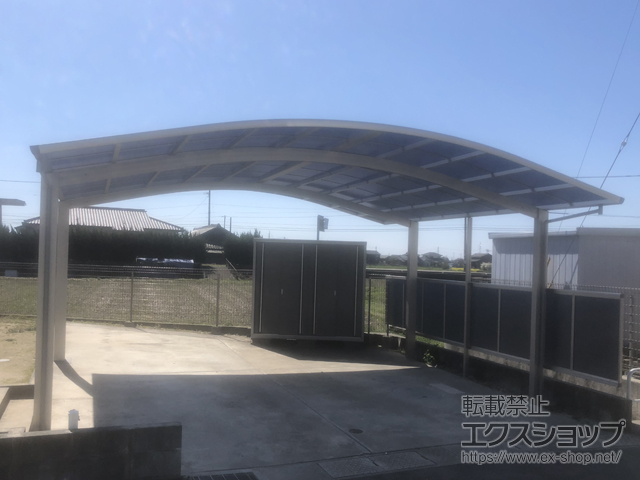 福岡県久留米市ののカーポート レイナツインポートグラン 積雪〜20cm対応 施工例
