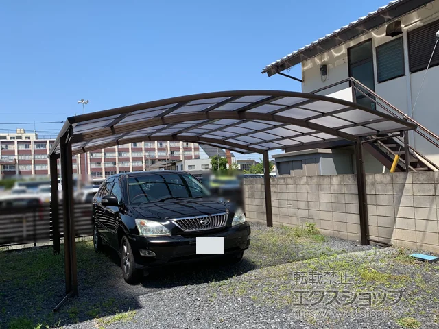 埼玉県川越市のYKKAPのカーポート レイナツインポートグラン　積雪～20cm対応 施工例