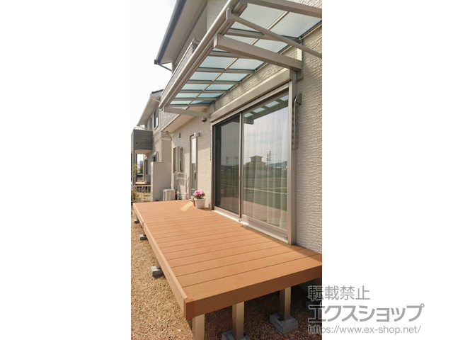 三重県伊勢市ののウッドデッキ リウッドデッキ 200 施工例