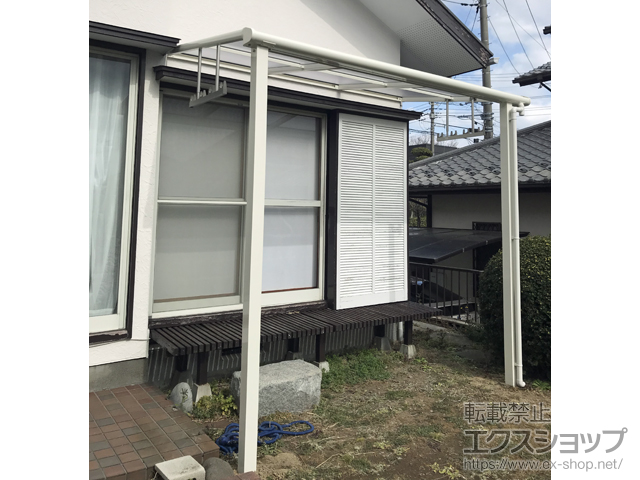 神奈川県横浜市ののテラス屋根 ヴェクターテラス F型 テラスタイプ 単体 積雪〜20cm対応 施工例