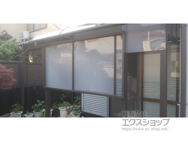 大阪府堺市ののテラス屋根 スピーネ R型 テラスタイプ 単体 積雪〜20cm対応 施工例