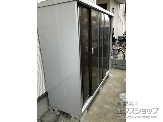 埼玉県朝霞市のの物置・屋外倉庫 シンプリー 一般型 1940×615×1603 MJX-196D-TB 施工例