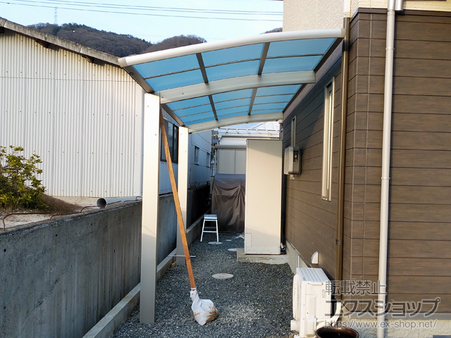 岡山県岡山市ののカーポート レイナポートグラン　積雪〜20cm対応 施工例