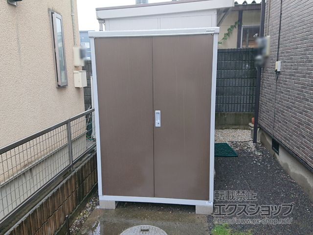 群馬県高崎市のの物置・屋外倉庫 タイヤストッカー （BJX-139ET） 施工例