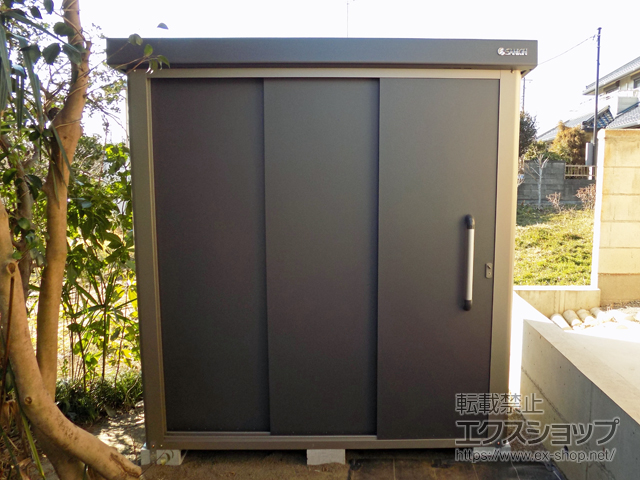 茨城県土浦市のの物置・屋外倉庫 エスケーエイト SK8-50 一般型 1800×800×1940 SK8-50-GK 施工例