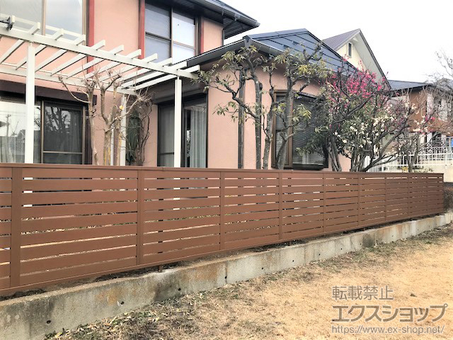 東京都多摩市ののフェンス・柵 シャトレナ 1型 フリー支柱タイプ 施工例