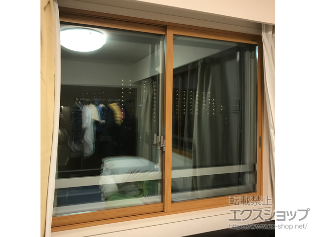 東京都調布市のの二重窓（内窓） インプラス ダストバリア仕様 引違い窓 2枚建 施工例
