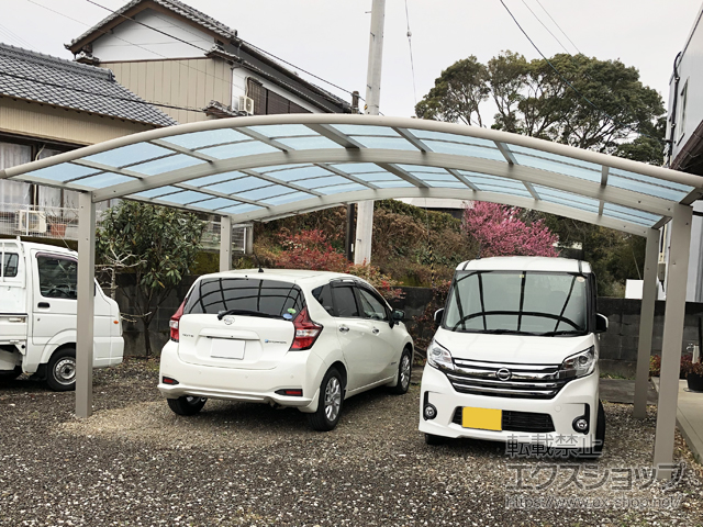 高知県安芸郡芸西村ののカーポート レイナツインポートグラン　積雪〜20cm対応 施工例