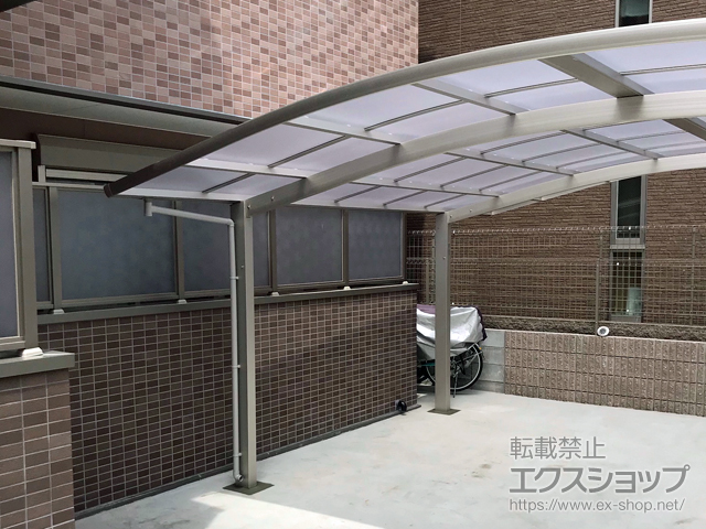 京都府京都市ののカーポート プレシオスポート ワイド 積雪〜20cm対応 施工例