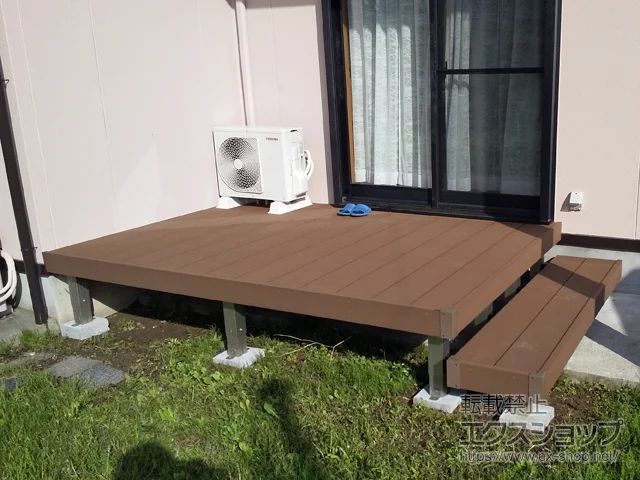 三重県多気郡明和町のYKKAPのウッドデッキ リウッドデッキ 200 施工例