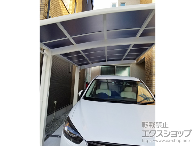 大阪府八尾市ののカーポート レイナポートグラン　積雪〜20cm対応 施工例