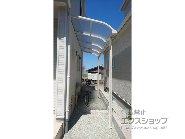 兵庫県明石市ののテラス屋根 ヴェクターテラス R型 テラスタイプ 単体 積雪〜20cm対応 施工例