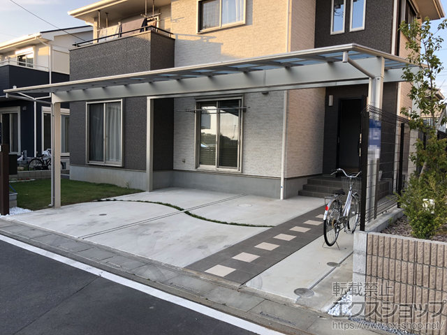 埼玉県さいたま市ののカーポート エフルージュ トリプル 積雪〜20cm対応 施工例