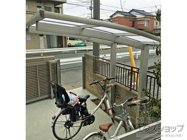 埼玉県さいたま市ののサイクルポート・駐輪場 プレシオスポート ミニ 積雪〜20cm対応 施工例