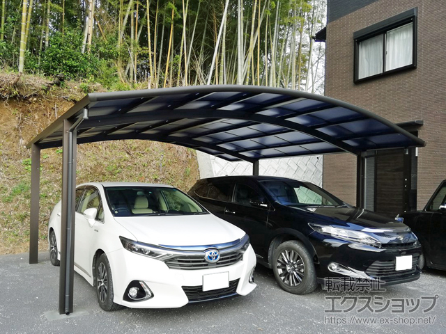 鹿児島県薩摩川内市ののカーポート レイナツインポートグラン　積雪〜20cm対応 施工例