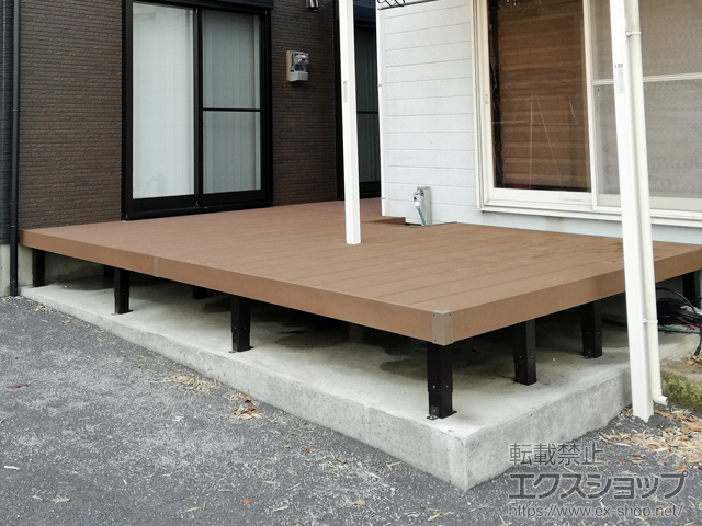 鹿児島県薩摩川内市ののウッドデッキ リウッドデッキ 200 施工例