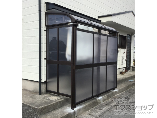 千葉県東金市ののテラス屋根 ヴェクターテラス R型 テラスタイプ 単体 積雪〜20cm対応 施工例