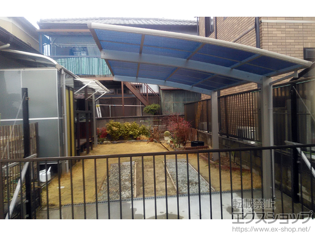 奈良県天理市ののカーポート プレシオスポート 積雪〜20cm対応 施工例