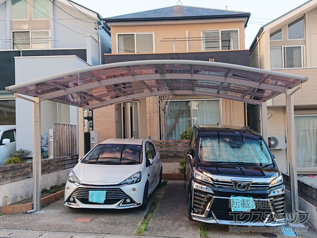 愛知県豊田市ののカーポート レイナツインポートグラン　積雪〜20cm対応 施工例