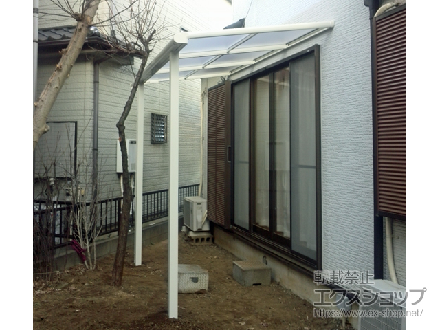 埼玉県さいたま市ののテラス屋根 ヴェクターテラス F型 テラスタイプ 単体 積雪〜20cm対応 施工例