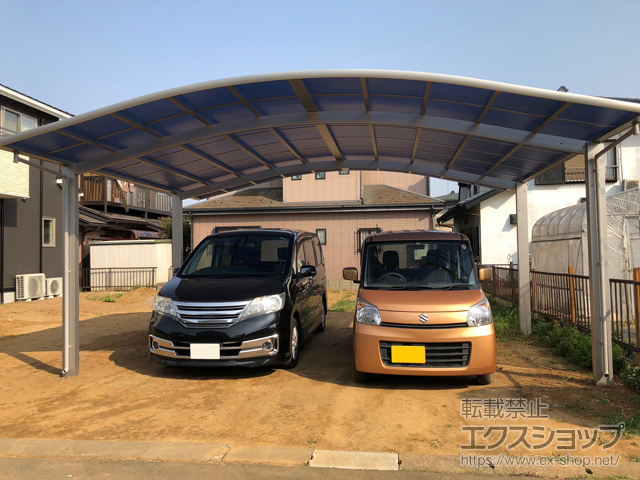 茨城県牛久市ののカーポート レイナツインポートグラン　積雪〜20cm対応 施工例