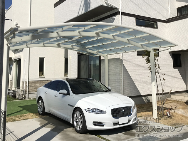 愛知県愛西市ののカーポート レイナツインポートグラン　積雪〜20cm対応 施工例