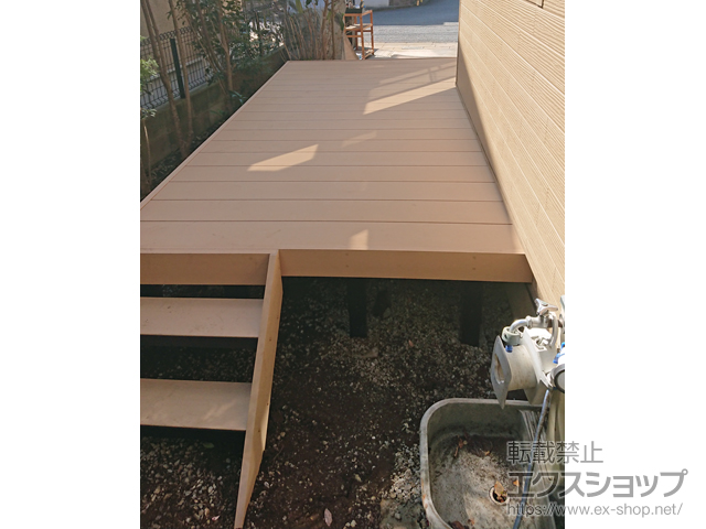 東京都練馬区ののウッドデッキ リウッドデッキ 200 施工例