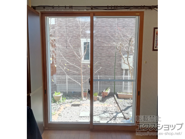 東京都福生市のの二重窓（内窓） インプラス ダストバリア仕様 引違い窓 2枚建 施工例