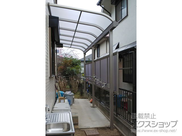 兵庫県神戸市ののテラス屋根 ヴェクターテラス R型 テラスタイプ 単体 積雪〜20cm対応 施工例