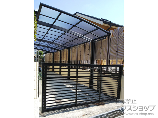 兵庫県神戸市ののカーゲート オーバードアS1型 手動式 施工例