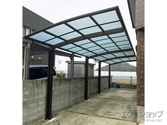 香川県高松市ののカーポート レイナポートグラン 縦連棟　積雪〜20cm対応 施工例