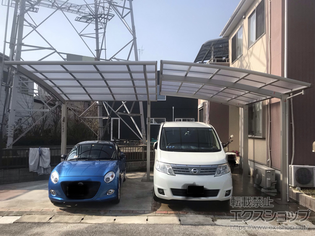 埼玉県春日部市ののカーポート レイナポートグラン　積雪〜20cm対応 施工例