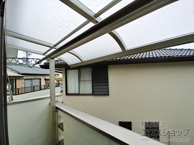 ののバルコニー・ベランダ屋根 ヴェクターテラス R型 屋根タイプ 単体 積雪〜20cm対応 施工例