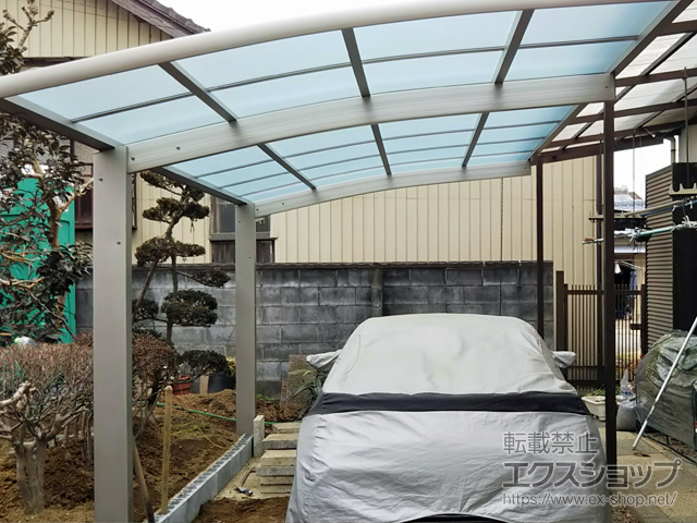 茨城県結城郡八千代町ののカーポート レイナポートグラン　積雪〜20cm対応 施工例