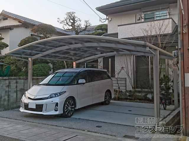 大分県佐伯市ののカーポート レイナツインポートグラン　積雪〜20cm対応 施工例