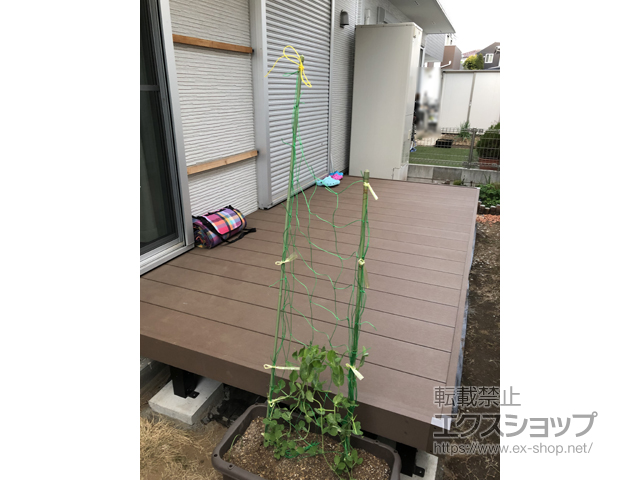 東京都福生市ののウッドデッキ リウッドデッキ 200 施工例