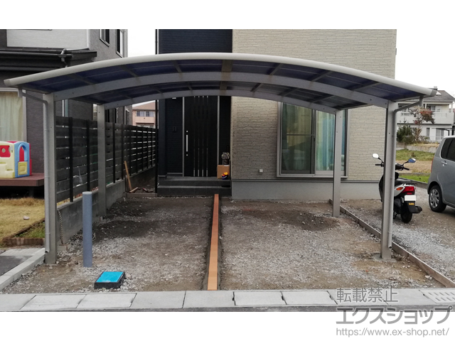 鹿児島県鹿児島市ののカーポート レイナツインポートグラン　積雪〜20cm対応 施工例