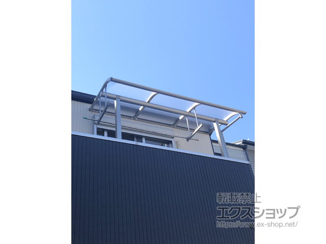 京都府京都市ののバルコニー・ベランダ屋根 ヴェクターテラス R型 屋根タイプ 単体 積雪〜20cm対応 施工例