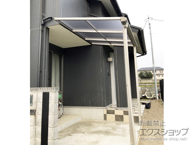 愛媛県新居浜市ののテラス屋根 ヴェクターテラス F型 テラスタイプ 単体 積雪〜20cm対応 施工例