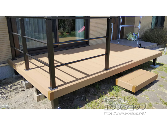 愛知県春日井市ののウッドデッキ リウッドデッキ 200 施工例