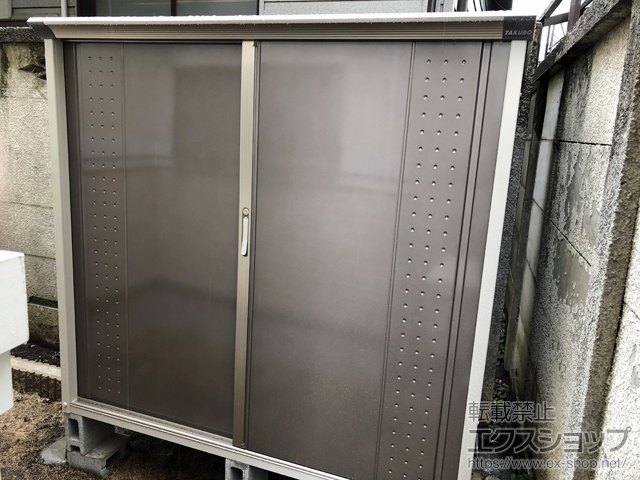 東京都杉並区のの物置・屋外倉庫 グランプレステージジャンプ 1695×650×1600 GP-176B-F-CB 施工例