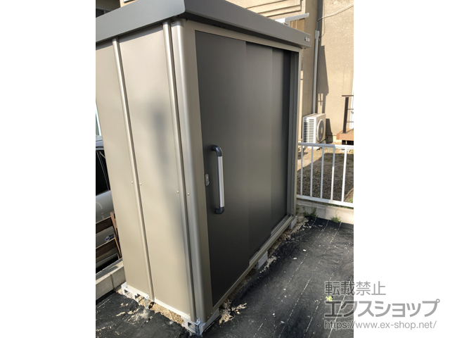 茨城県稲敷郡阿見町のの物置・屋外倉庫 エスケーエイト SK8-50 一般型 1800×800×1940 SK8-50-GK 施工例