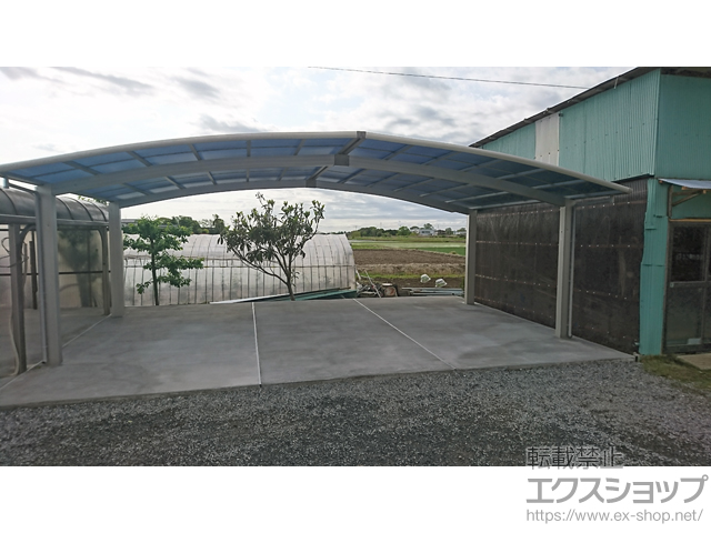 埼玉県加須市ののカーポート レイナトリプルポートグラン　積雪〜20cm対応 施工例