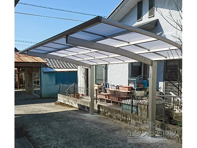 熊本県球磨郡湯前町ののカーポート レイナポートグラン　積雪〜20cm対応 施工例