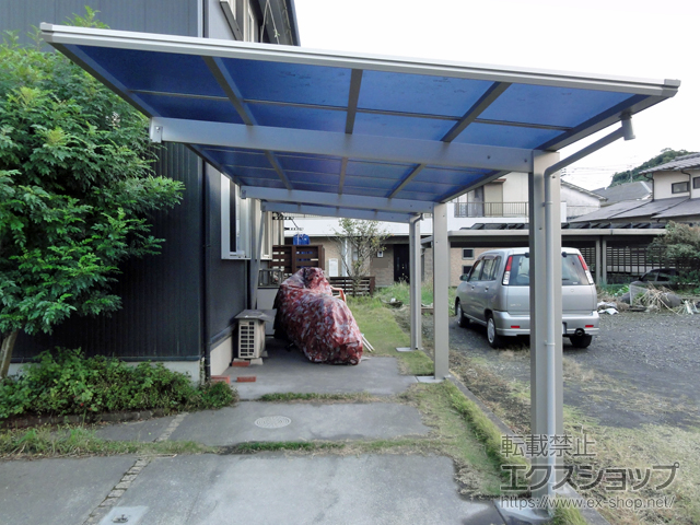 鹿児島県鹿児島市ののカーポート エフルージュグラン 延長　積雪〜20cm対応 施工例